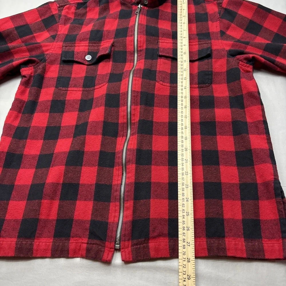 Jones New‎ York Women's Lg Red & Black Buffalo Plaid Jacket